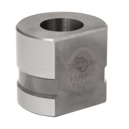 Hougen-Ogura 11/16 in. A Round Die, >1/8-1/4THK 75549